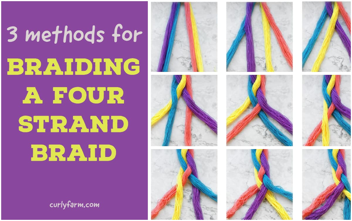 Four strand braids are unique and easy to learn