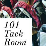 A collection of tack room ideas for building or renovating a horse barn or stable. These ideas for Rustic, Modern, and Traditional tack rooms can inspire your new space.